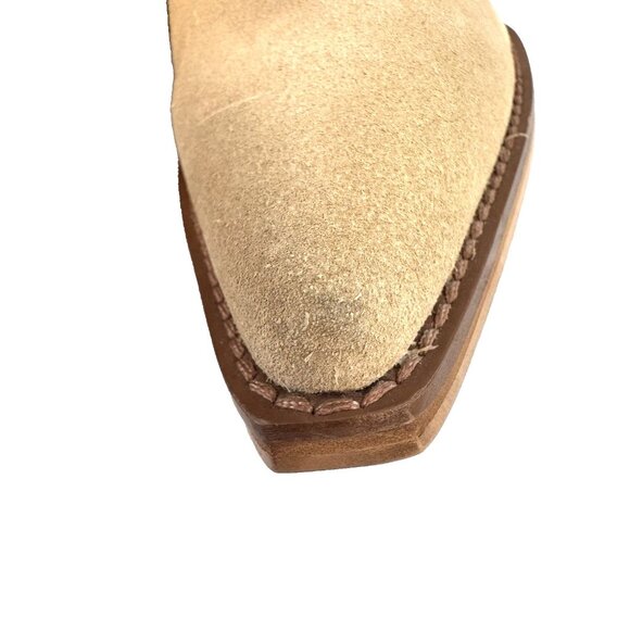 Coconuts by Matisse Jane Fringe Boot 8M Beige Suede Boho Western Chic Rodeocore - Picture 16 of 16